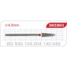 302801 мелкие зубчики Ø4,0mm