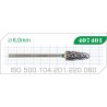407401 крупные зубчики Ø6,0mm