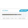 605102 MITTEL Ø2,3mm